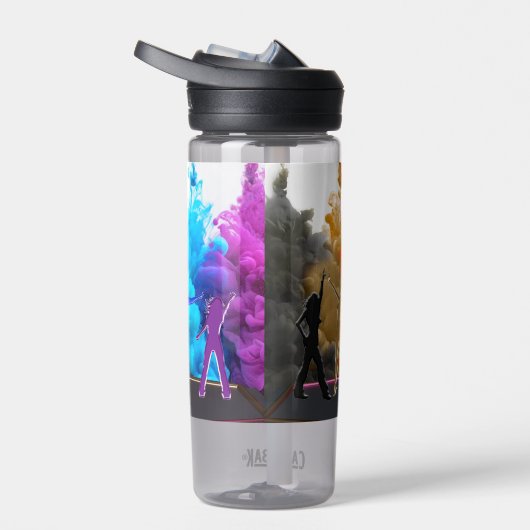 SlipperyJoeの踊りプライドシャドウゲイギフトアート ウォーターボトル (右面)