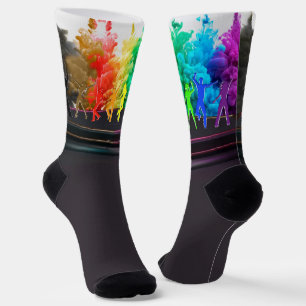 SlipperyJoeの踊りプライドシャドウゲイギフトアート ソックス