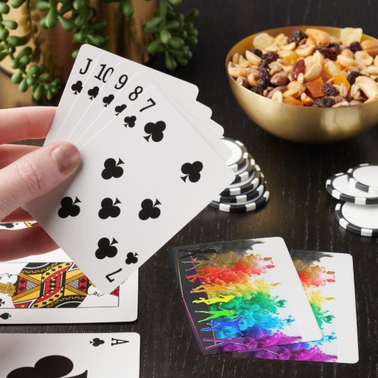 SlipperyJoeの踊りプライドシャドウゲイギフトアート トランプ (インサイチュ)