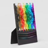 SlipperyJoeの踊りプライドシャドウゲイギフトアート フォトプラーク (側面)