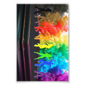 SlipperyJoeの踊りプライドシャドウゲイギフトアート フォトプリント (正面)