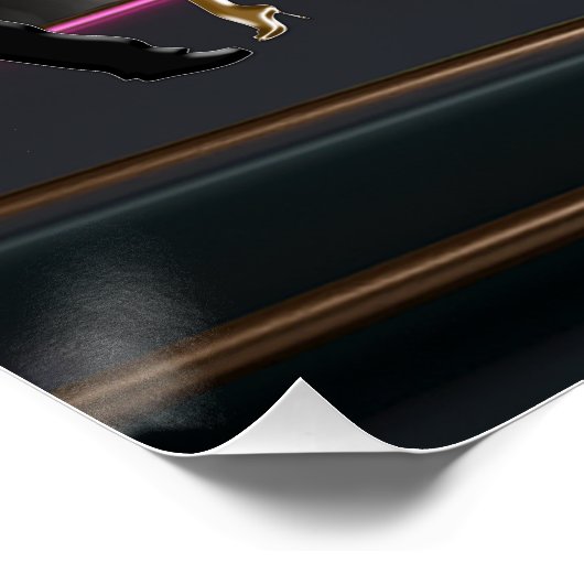 SlipperyJoeの踊りプライドシャドウゲイギフトアート ポスター (コーナー)