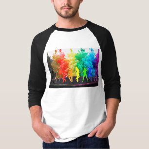 SlipperyJoeの踊りプライドシャドウゲイギフトアート Tシャツ