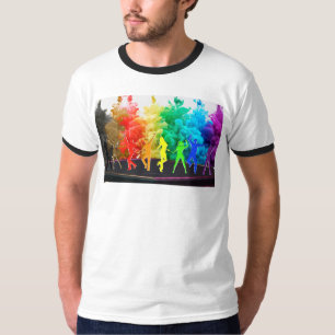 SlipperyJoeの踊りプライドシャドウゲイギフトアート Tシャツ