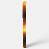 SlipperyJoeの黄色のソフトボール火炎が燃え上がる Samsung Galaxyケース (裏面横)