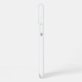 SlipperyJoeの黒いクマ厚い暗い毛威厳のあるr iPhoneケース (左側面)