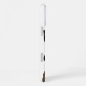 SlipperyJoeの黒いクマ厚い暗い毛威厳のあるr iPhoneケース (右側面)