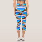 SlipperyJoeの2つの心のある手の異人種間の男性h カプリレギンス (裏面)