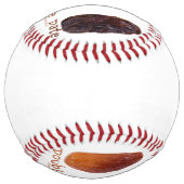 SlipperyJoeの2つの日付しわだらけのプルーン ソフトボール (裏面)