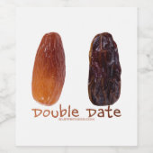 SlipperyJoeの2つの日付しわだらけのプルーン ワインラベル (シングルラベル)