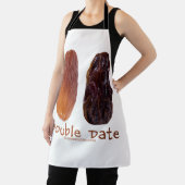 SlipperyJoeの2つの日付ダブル日付の縮おもしろいれ エプロン (インサイチュ)