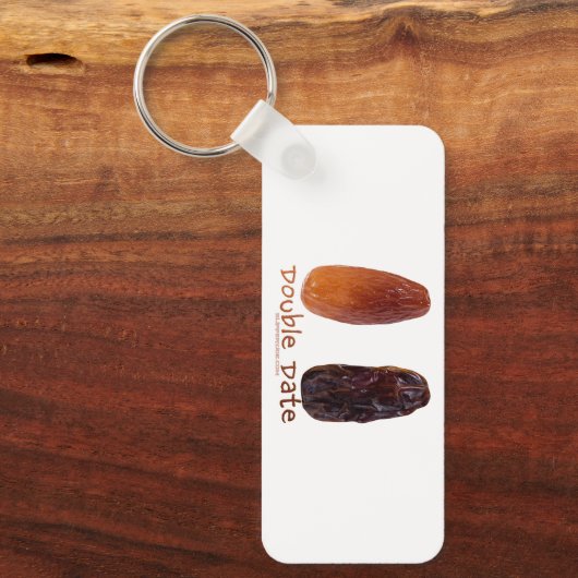 SlipperyJoeの2つの日付ダブル日付の縮おもしろいれ キーホルダー (正面)