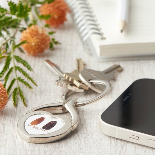 SlipperyJoeの2つの日付ダブル日付の縮おもしろいれ キーホルダー (側面)