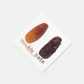 SlipperyJoeの2つの日付ダブル日付の縮おもしろいれ スタンダードカクテルナプキン (角)