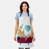 SlipperyJoeの2人のゲイ男性は漫画の浴槽soaを愛している エプロン (着用した状態)