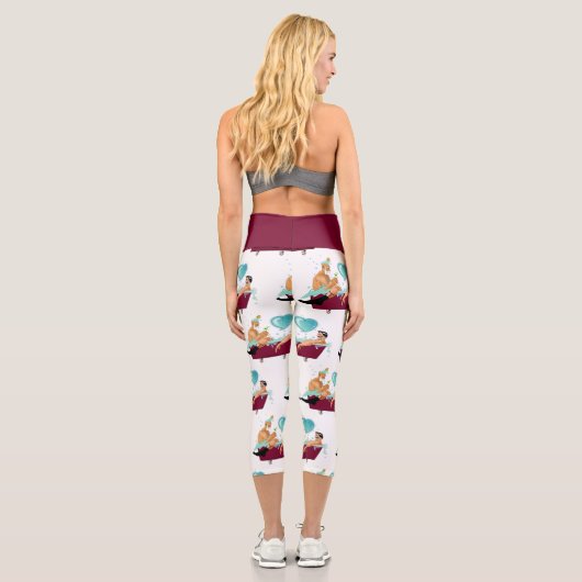 SlipperyJoeの2人のゲイ男性は漫画の浴槽soaを愛している カプリレギンス (裏面)