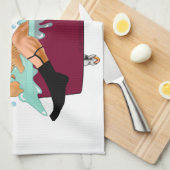 SlipperyJoeの2人のゲイ男性は漫画の浴槽soaを愛している キッチンタオル (四つ折り)