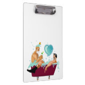 SlipperyJoeの2人のゲイ男性は漫画の浴槽soaを愛している クリップボード (右)