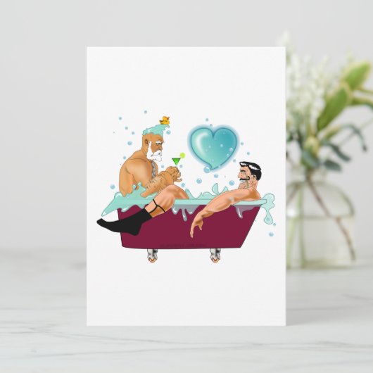 SlipperyJoeの2人のゲイ男性は漫画の浴槽soaを愛している シーズンカード (スタンド正面)