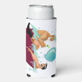 SlipperyJoeの2人のゲイ男性は漫画の浴槽soaを愛している スリム缶クーラー (Seltzer正面)