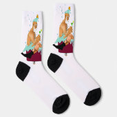 SlipperyJoeの2人のゲイ男性は漫画の浴槽soaを愛している ソックス (右)