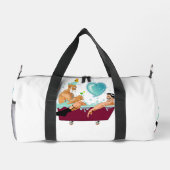 SlipperyJoeの2人のゲイ男性は漫画の浴槽soaを愛している ダッフルバッグ (裏面)