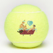 SlipperyJoeの2人のゲイ男性は漫画の浴槽soaを愛している テニスボール (正面)