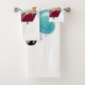 SlipperyJoeの2人のゲイ男性は漫画の浴槽soaを愛している バスタオルセット (インサイチュ)