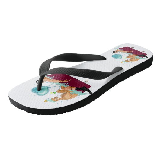 SlipperyJoeの2人のゲイ男性は漫画の浴槽soaを愛している ビーチサンダル (アングル)