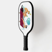 SlipperyJoeの2人のゲイ男性は漫画の浴槽soaを愛している ピックルボールラケット (左)