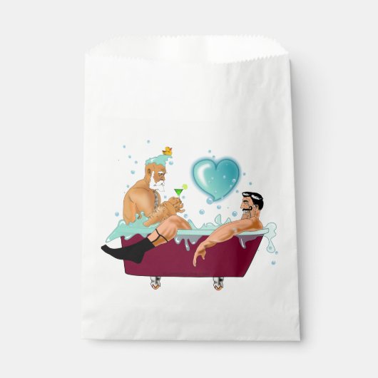 SlipperyJoeの2人のゲイ男性は漫画の浴槽soaを愛している フェイバーバッグ (正面)