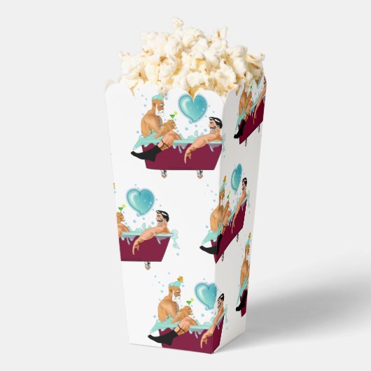 SlipperyJoeの2人のゲイ男性は漫画の浴槽soaを愛している フェイバーボックス (はじけた状態)