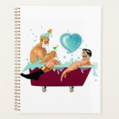 SlipperyJoeの2人のゲイ男性は漫画の浴槽soaを愛している プランナー手帳 (正面)