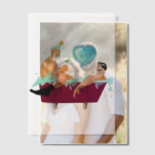 SlipperyJoeの2人のゲイ男性は漫画の浴槽soaを愛している ベラム紙招待状 (オフセット (カップル))