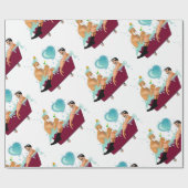 SlipperyJoeの2人のゲイ男性は漫画の浴槽soaを愛している ラッピングペーパー (フラット)