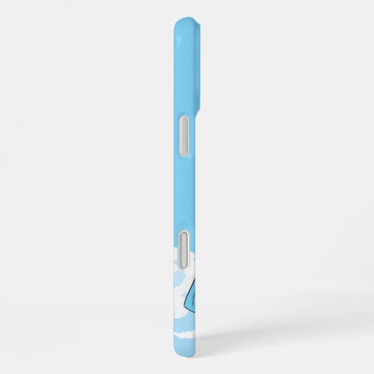 SlipperyJoeの2人のスーパーヒーローキスをするカー飛んでいるト iPhoneケース (右側面)