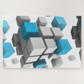 SlipperyJoeの3Dキューブ正方形3次元d ジグソーパズル (横)