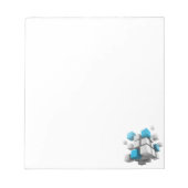 SlipperyJoeの3Dキューブ魅力的な配列thr ノートパッド (正面)