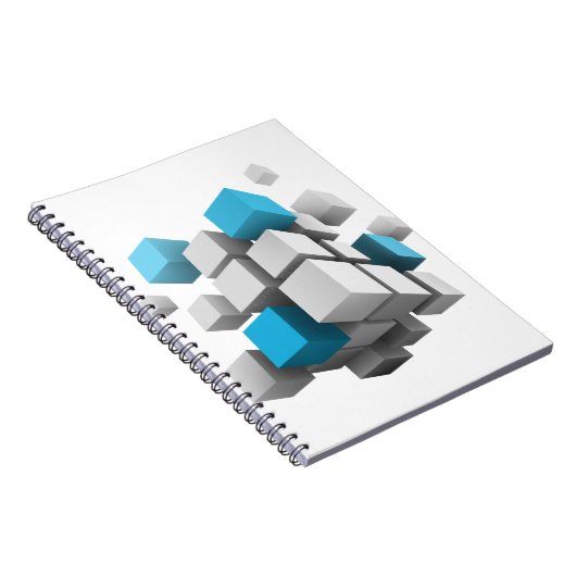 SlipperyJoeの3Dキューブ魅力的な配列thr ノートブック (右側)