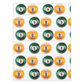 SlipperyJoeの69の懸命プールのテーブル2ビリヤード球 テーブルクロス (正面)