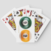 SlipperyJoeの69の懸命プールのテーブル2ビリヤード球 トランプ (裏面)