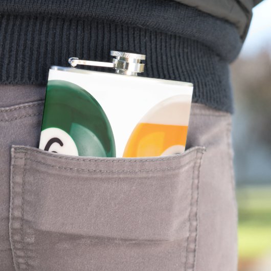 SlipperyJoeの69の懸命プールのテーブル2ビリヤード球 フラスク (インサイチュ)