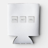 SlipperyJoeのCTRL ALT DELボタン 3つの白いキー 缶クーラー (正面)