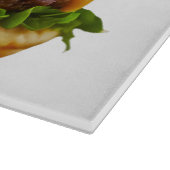 SlipperyJoeのmouthyling積み上げハンバーガーTHIC カッティングボード (角)