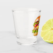 SlipperyJoeのmouthyling積み上げハンバーガーTHIC ショットグラス (左)