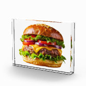 SlipperyJoeのmouthyling積み上げハンバーガーTHIC フォトブロック (右)