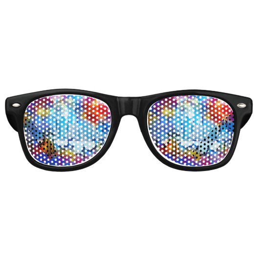 SlipperyJoeのNYC超高層ビル建物アートワークgr レトロサングラス (正面)