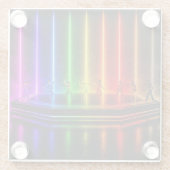 SlipperyJoeのPrideを祝うダンスパフォーマンス ガラスコースター (裏面)