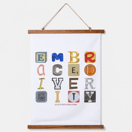 SlipperyJoeは多様性メタファーLGBTQIA gloを採用 吊り下げ型タペストリー (正面)