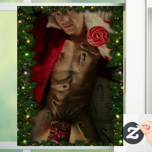 SlipperyJoeキャンディーキャンディーオス胸棒つきキャンデーカラー ウィンドウサイン (ホーム)